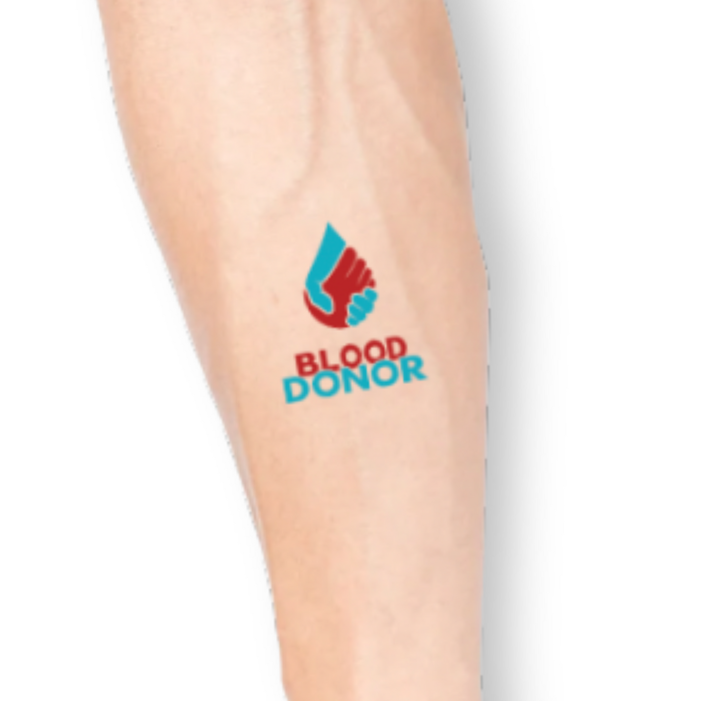 Blood Donor Temporary Tattoo
