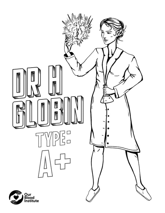 A+ Hero Coloring Sheet