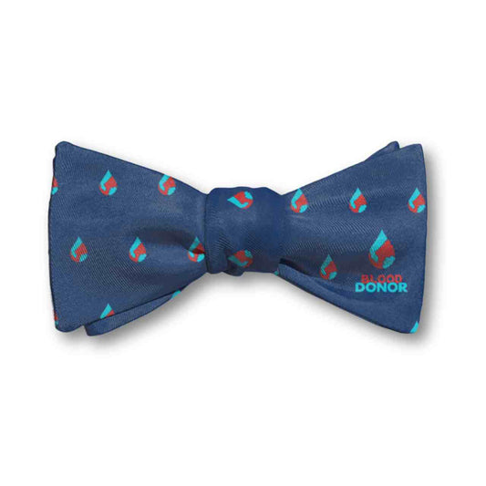 Blood Donor Silk Bow Tie