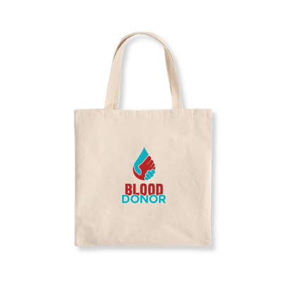 Mission Market Blood Donor Canvas Tote Bag