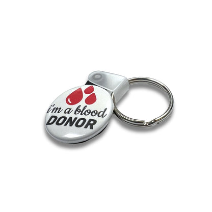 blood donor keychain 