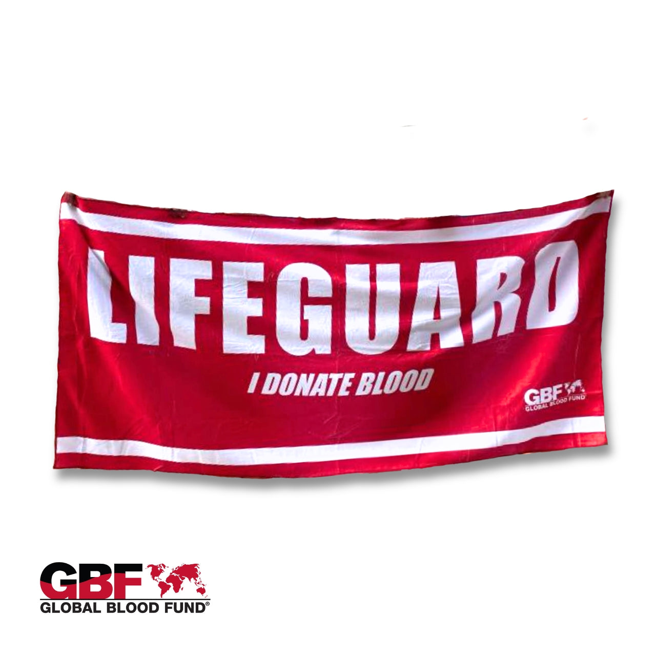 donate blood beach towel