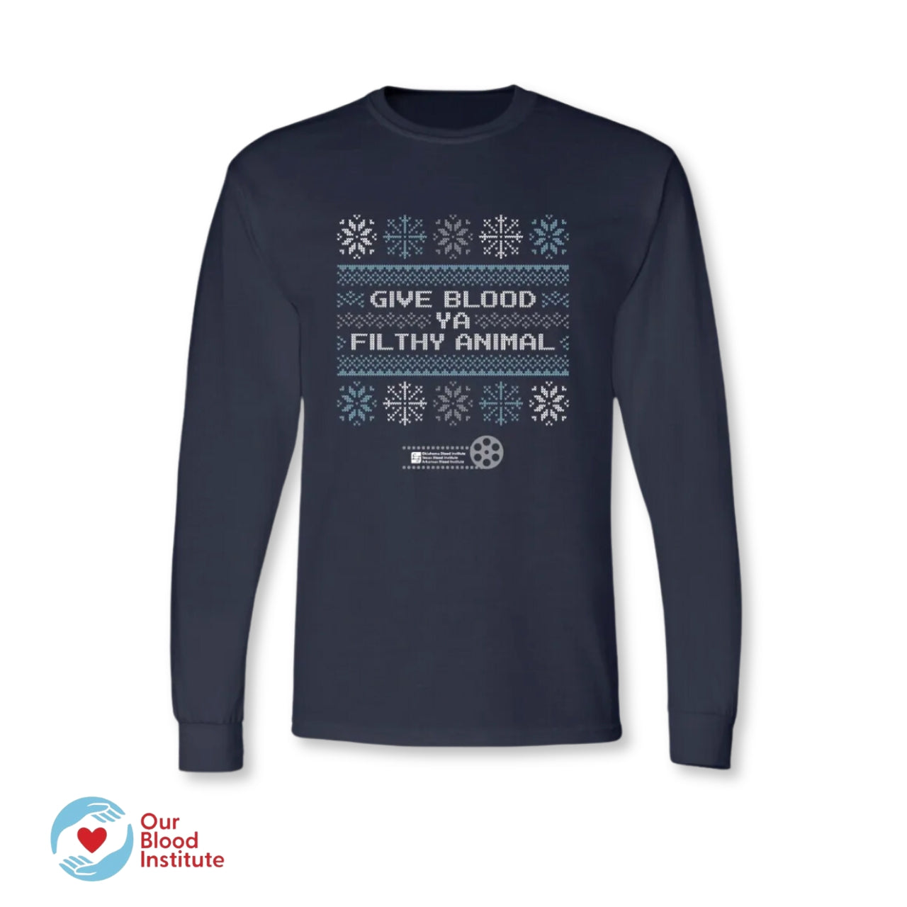 give blood christmas t-shirt