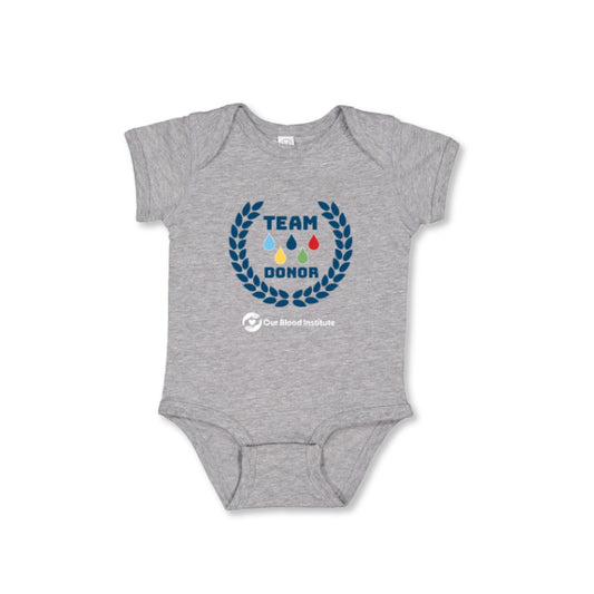 team donor baby onesie