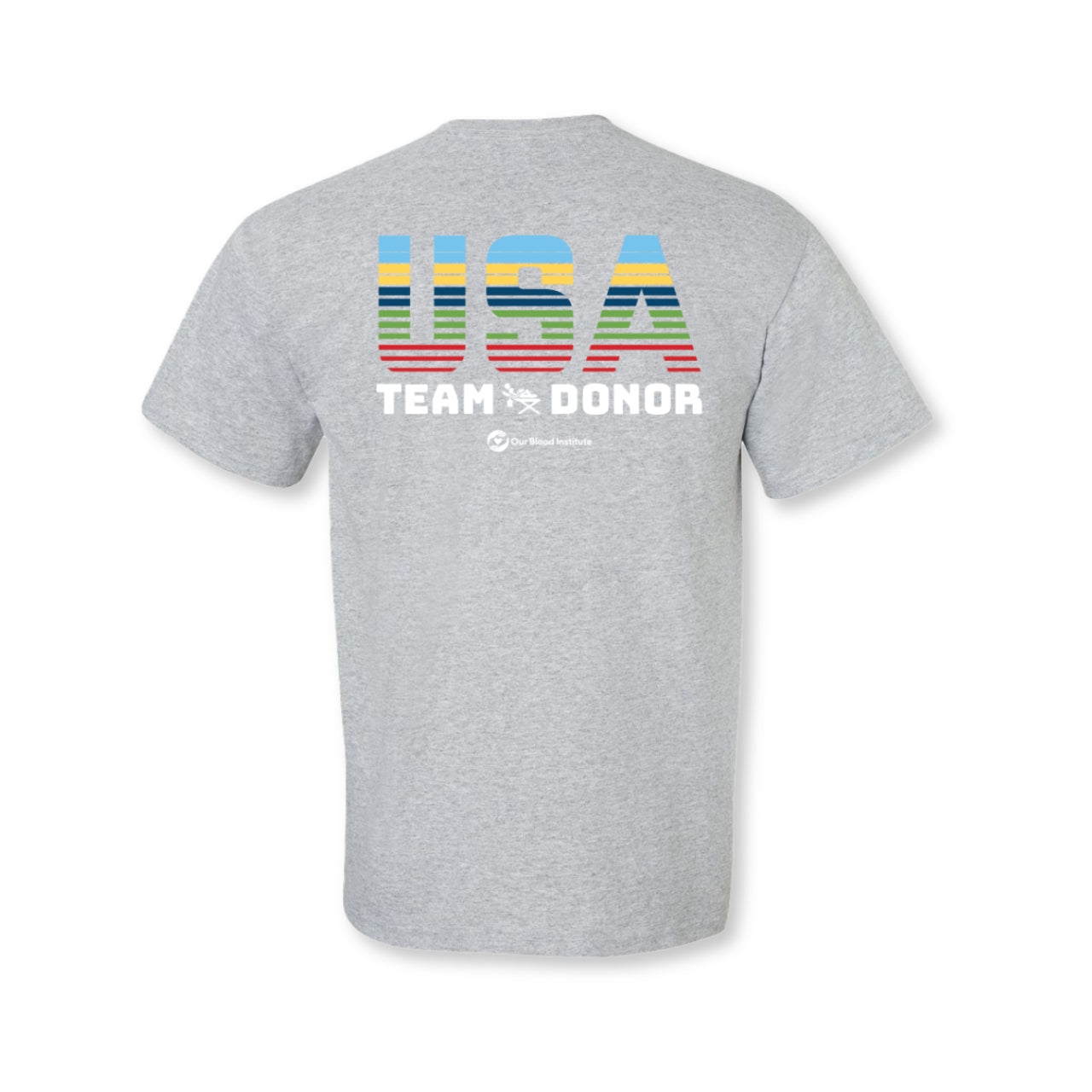 team donor grey t-shirt